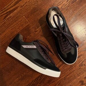 Rag & Bone Men’s Black Leather & Suede Sneakers (NWT) Size 13